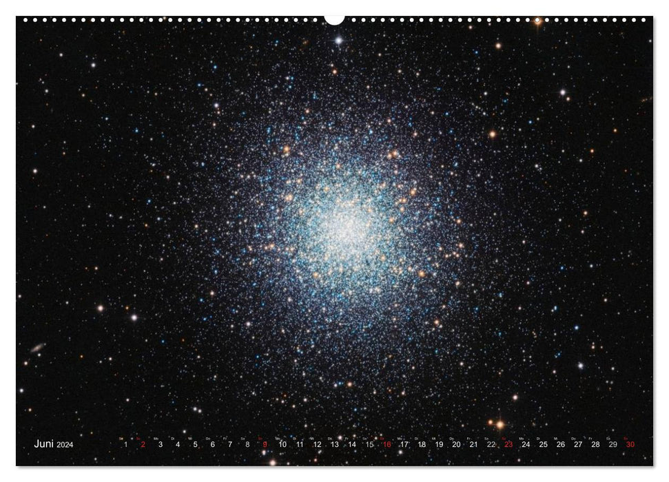 Farbiges Universum Galaxien und Nebel (CALVENDO Premium Wandkalender 2024)