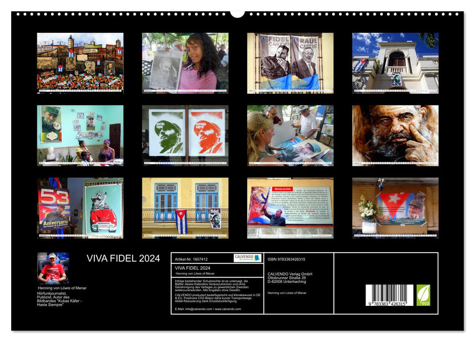 VIVA FIDEL 2024 (CALVENDO Premium Wandkalender 2024)
