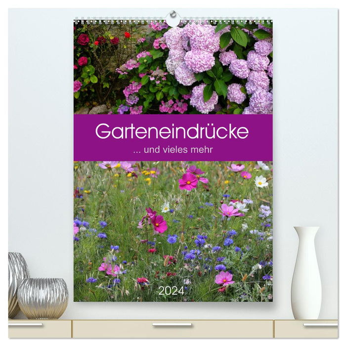 Garden impressions (CALVENDO Premium wall calendar 2024) 