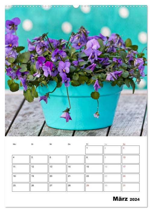 Garteneindrücke (CALVENDO Premium Wandkalender 2024)