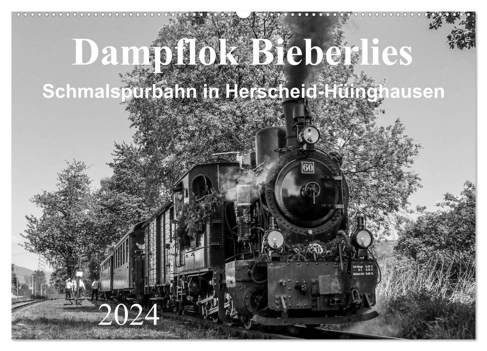 Steam locomotive Bieberlies in Herscheid-Hüinghausen (CALVENDO wall calendar 2024) 