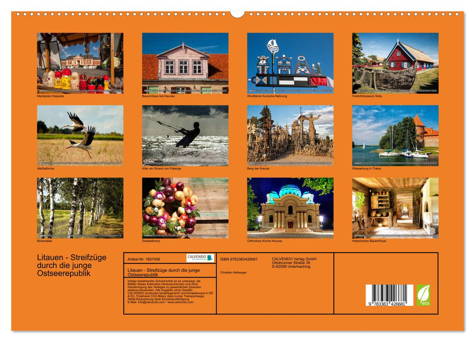 Lithuania - forays through the young Baltic Sea republic (CALVENDO Premium Wall Calendar 2024) 