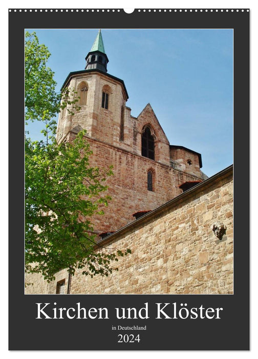 Churches and monasteries in Germany (CALVENDO wall calendar 2024) 