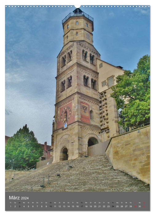 Churches and monasteries in Germany (CALVENDO wall calendar 2024) 