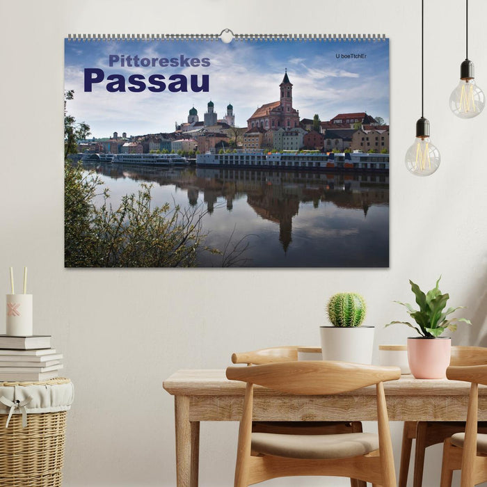Pittoreskes Passau (CALVENDO Wandkalender 2024)
