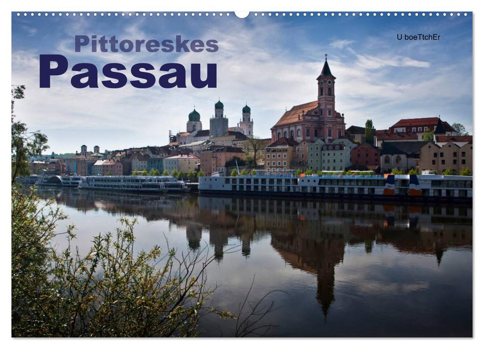 Pittoreskes Passau (CALVENDO Wandkalender 2024)