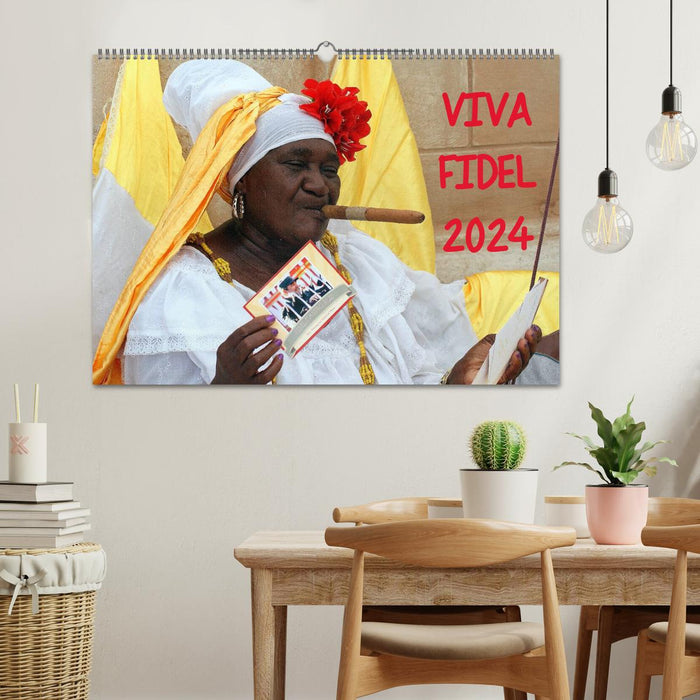 VIVA FIDEL 2024 (CALVENDO wall calendar 2024) 
