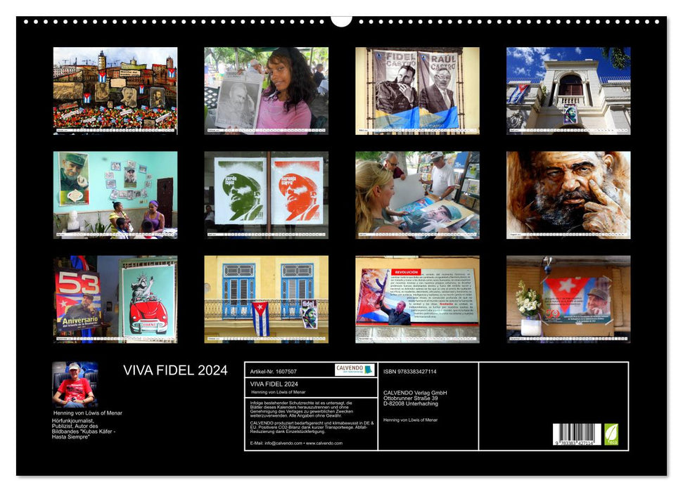 VIVA FIDEL 2024 (CALVENDO wall calendar 2024) 