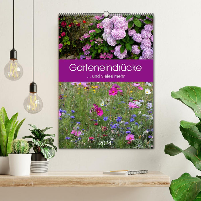 Garden impressions (CALVENDO wall calendar 2024) 