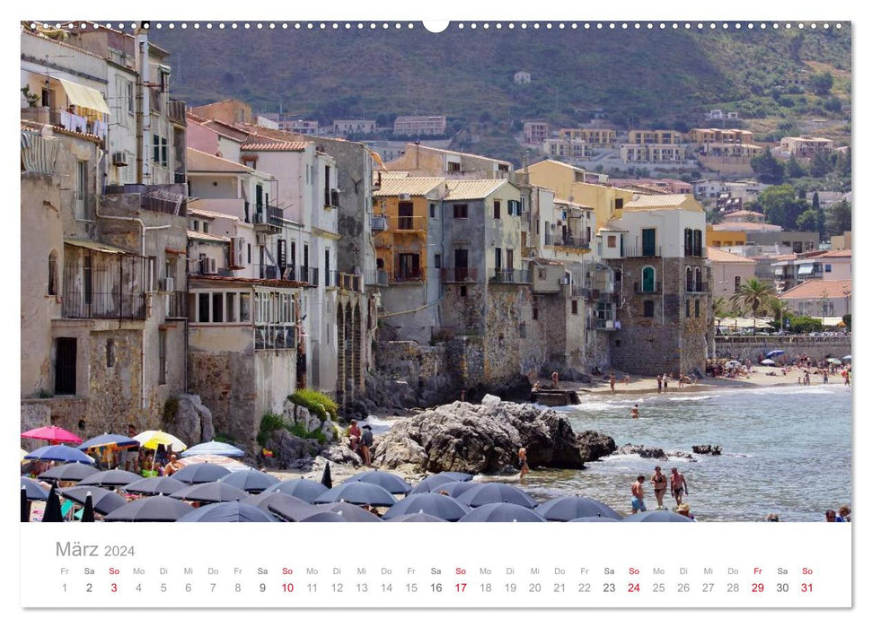 Impressionen aus Sizilien (CALVENDO Premium Wandkalender 2024)