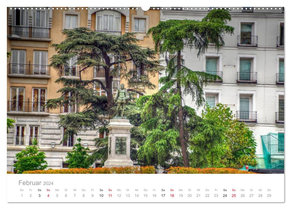 Madrid eine Stadt zum Verlieben (CALVENDO Premium Wandkalender 2024)