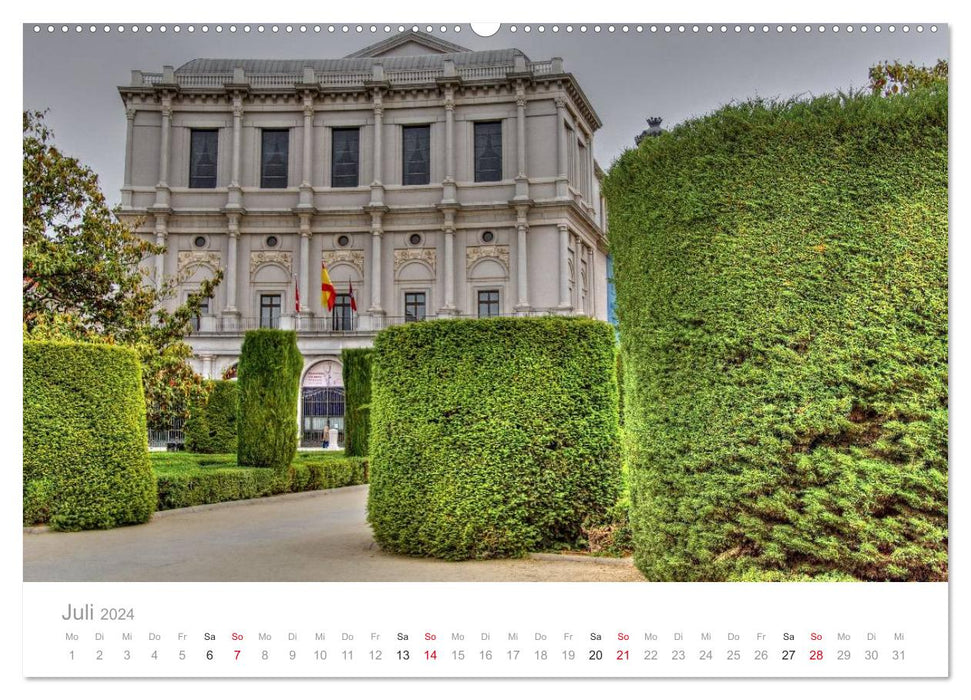 Madrid a city to fall in love with (CALVENDO Premium Wall Calendar 2024) 