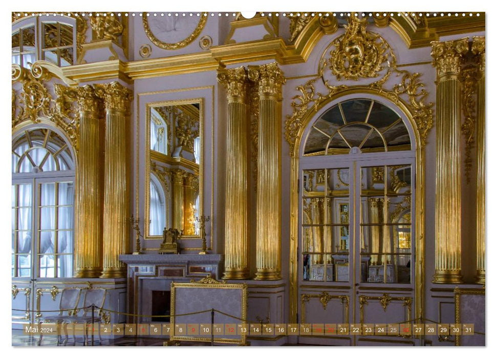 St. Petersburg - Alles Gold was glänzt (CALVENDO Premium Wandkalender 2024)