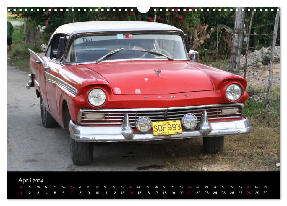 Cuban cars (CALVENDO wall calendar 2024) 