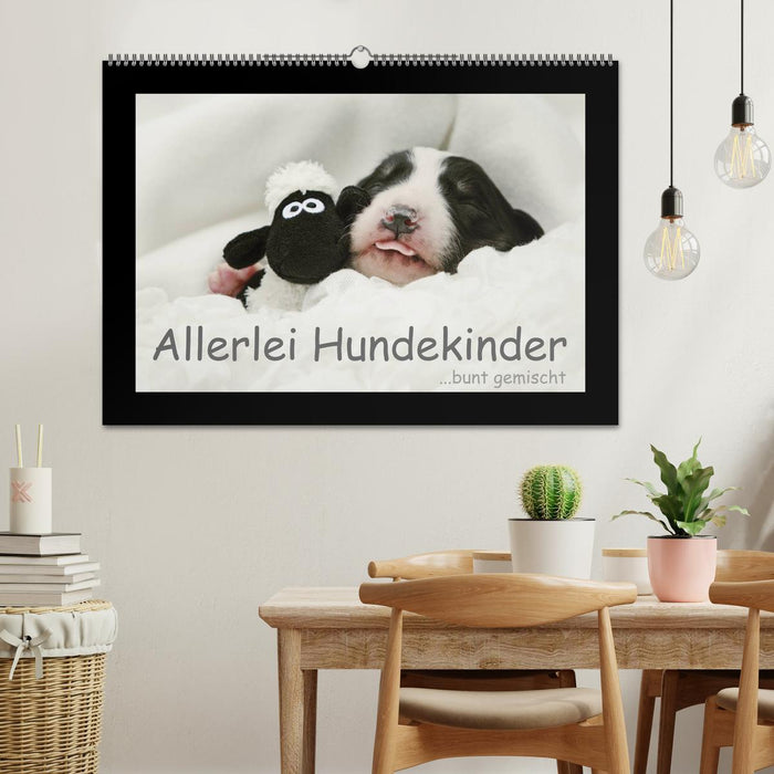 All kinds of dog children (CALVENDO wall calendar 2024) 