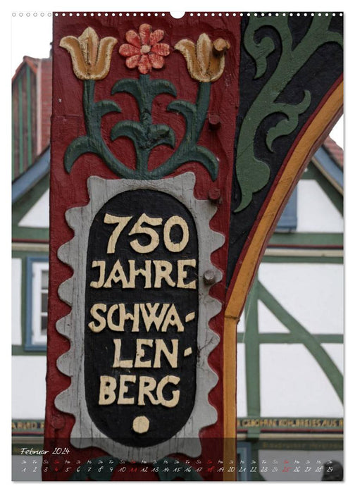 Picturesque Schwalenberg (CALVENDO Premium Wall Calendar 2024) 