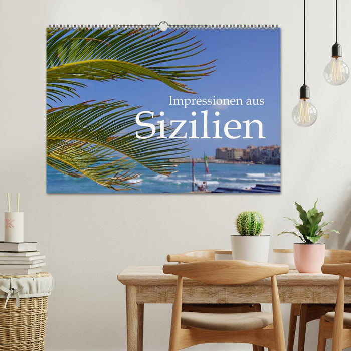Impressionen aus Sizilien (CALVENDO Wandkalender 2024)