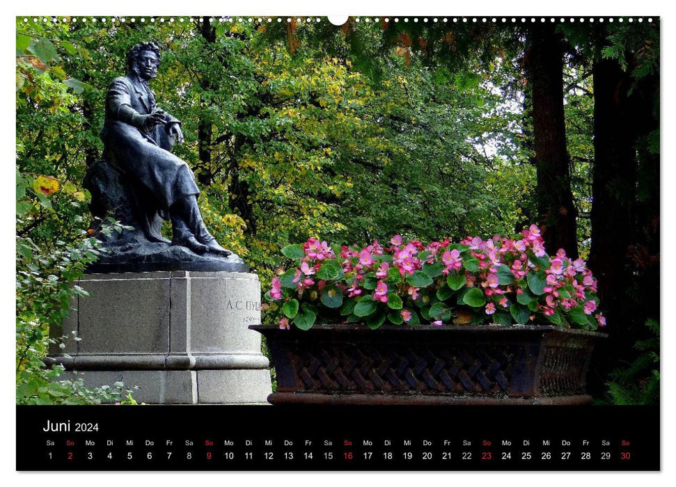 PUSHKIN'S RUSSIA (CALVENDO wall calendar 2024) 