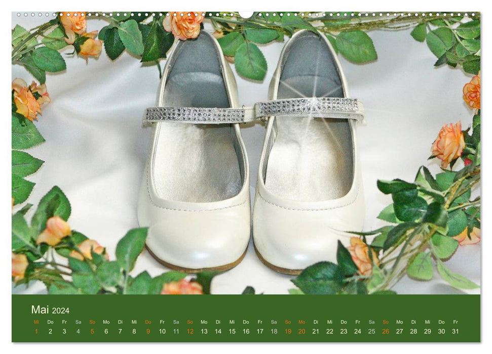 Shoes - step by step through the year (CALVENDO Premium Wall Calendar 2024) 
