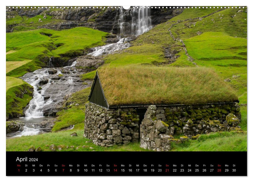 Wunderbare Färöer Inseln (CALVENDO Premium Wandkalender 2024)