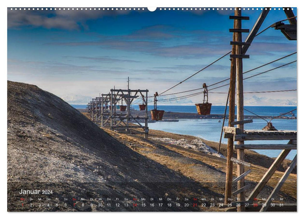 Spitzbergen - Impressionen aus der Arktis (CALVENDO Premium Wandkalender 2024)