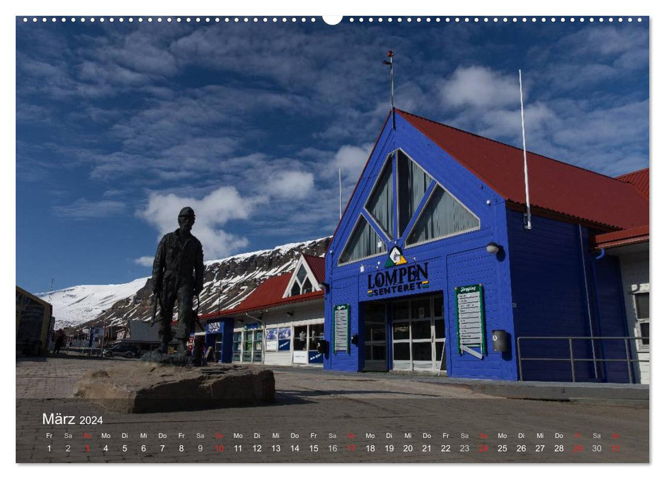 Spitsbergen - Impressions from the Arctic (CALVENDO Premium Wall Calendar 2024) 