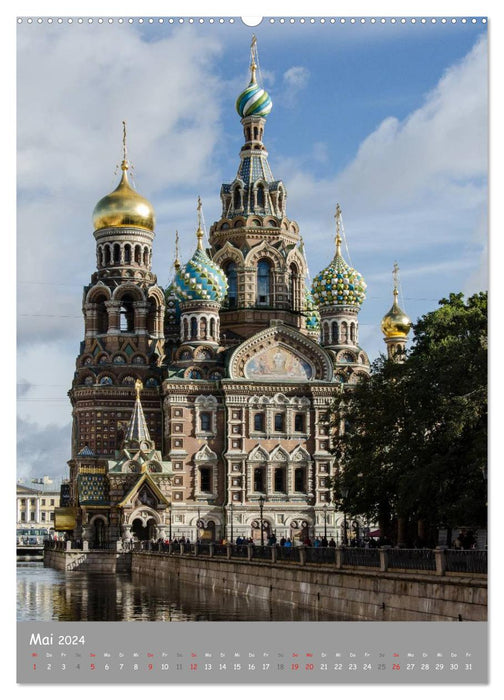St. Peterburg and surroundings (CALVENDO Premium Wall Calendar 2024) 