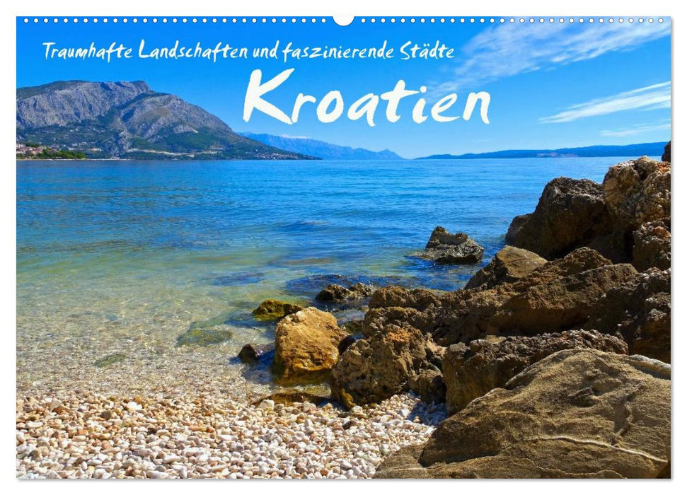 Croatia - Fantastic landscapes and fascinating cities (CALVENDO wall calendar 2024) 