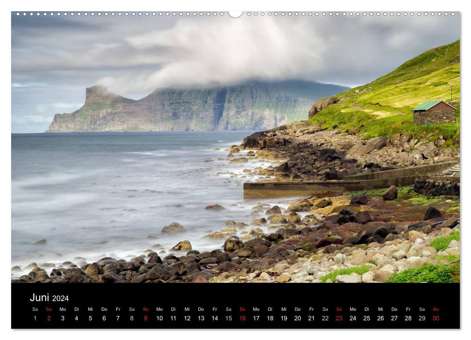 Wunderbare Färöer Inseln (CALVENDO Wandkalender 2024)