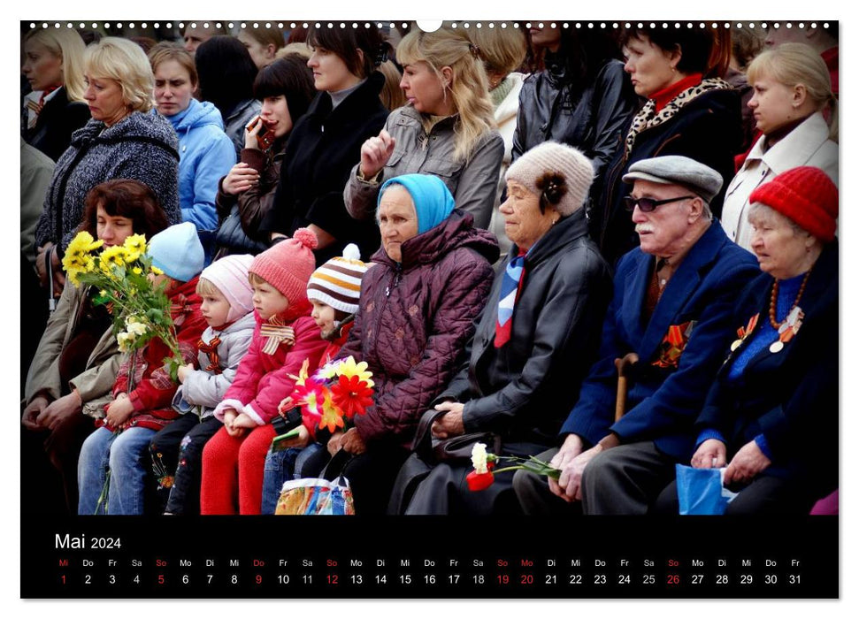 FACES OF RUSSIA 2024 (CALVENDO wall calendar 2024) 