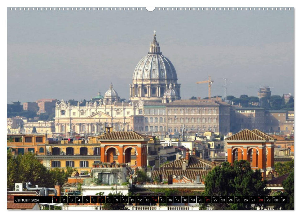 Rome - the highlights (CALVENDO wall calendar 2024) 