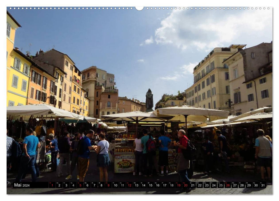 Rome - the highlights (CALVENDO wall calendar 2024) 