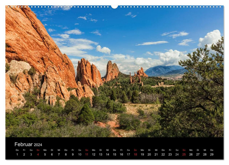 USA Landscape Calendar (CALVENDO Premium Wall Calendar 2024) 