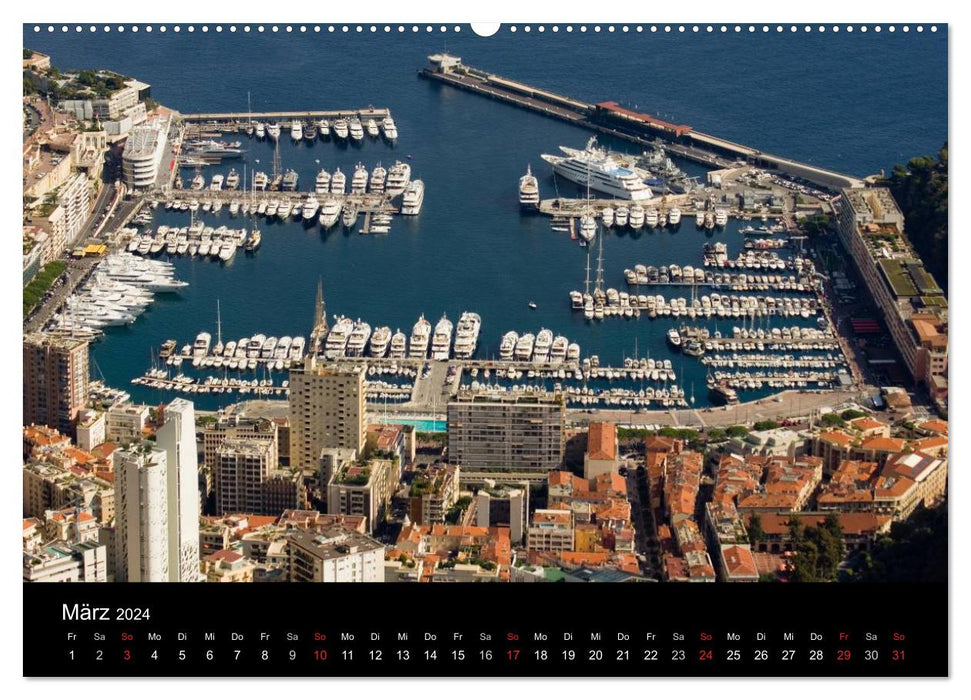 Faszination Monaco (CALVENDO Premium Wandkalender 2024)