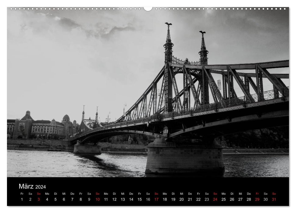 Budapest einfach liebenswert (CALVENDO Premium Wandkalender 2024)