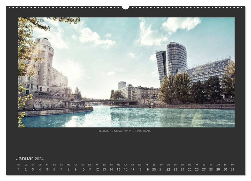 WIEN - EINE STADT VON WELT (CALVENDO Premium Wandkalender 2024)