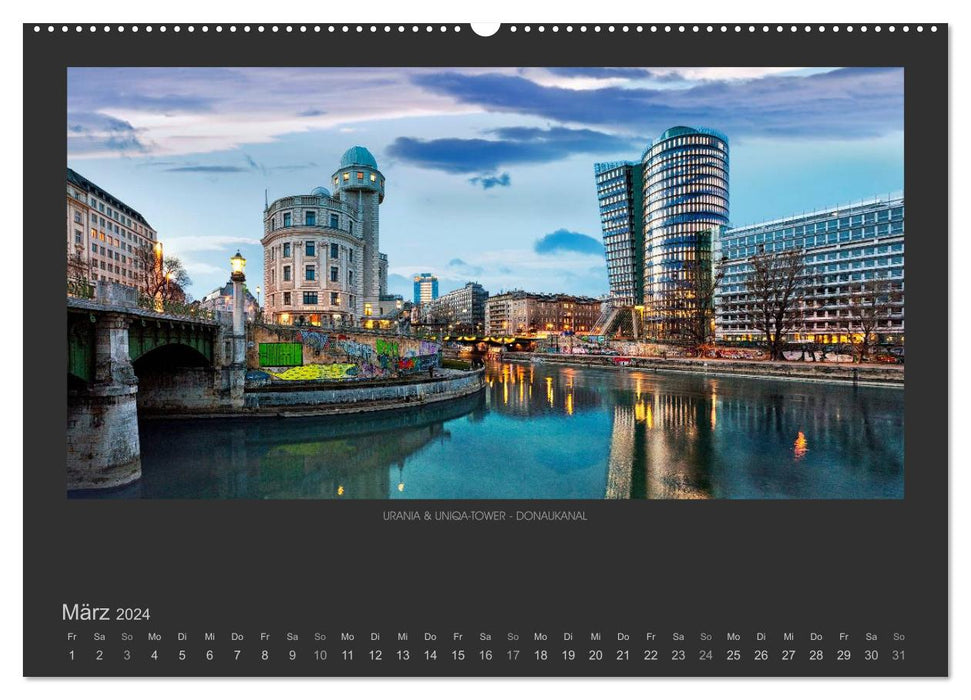 VIENNA - A CITY OF THE WORLD (CALVENDO Premium Wall Calendar 2024) 
