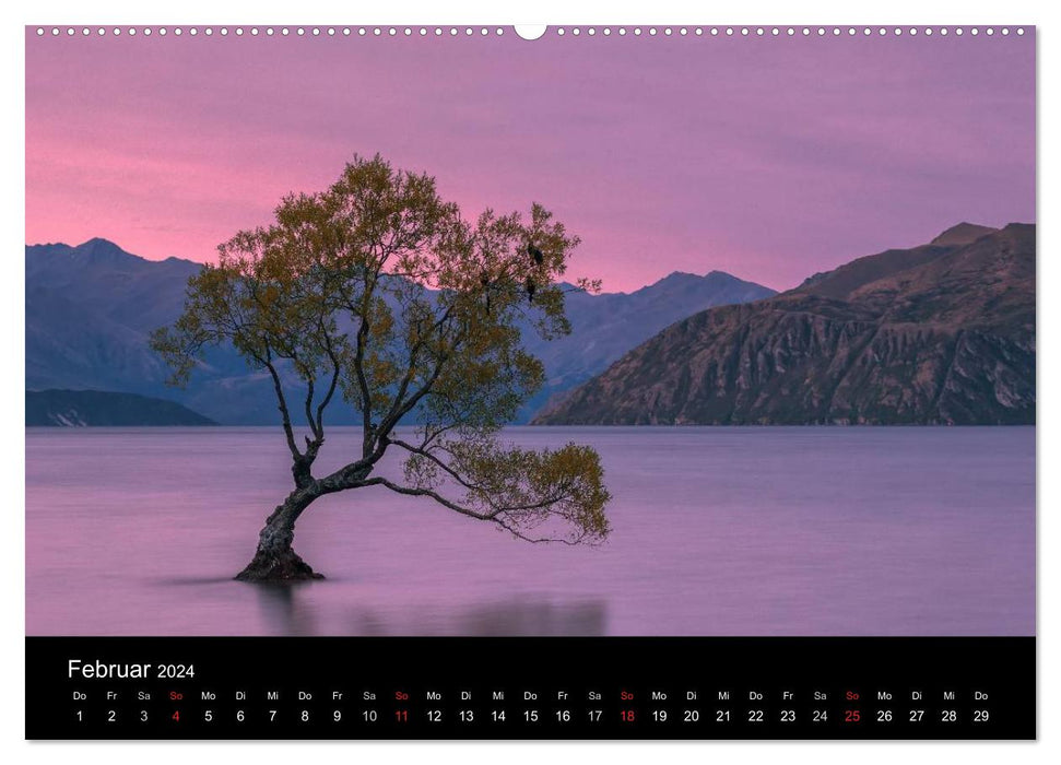 South Island - Neuseelands Südinsel (CALVENDO Wandkalender 2024)