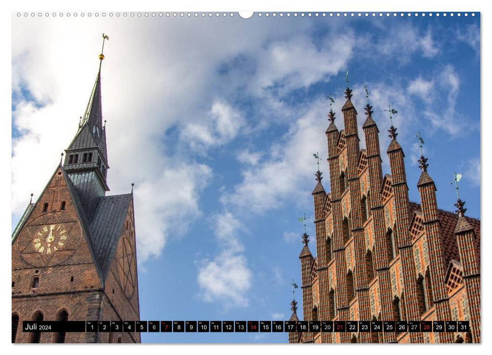 Hannover von seinen schönsten Seiten (CALVENDO Premium Wandkalender 2024)