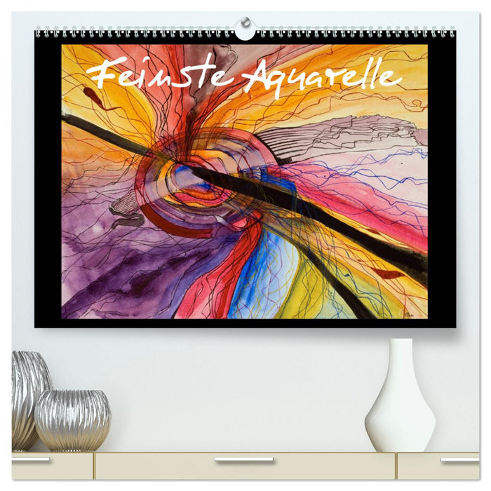 Feinste Aquarelle (CALVENDO Premium Wandkalender 2024)