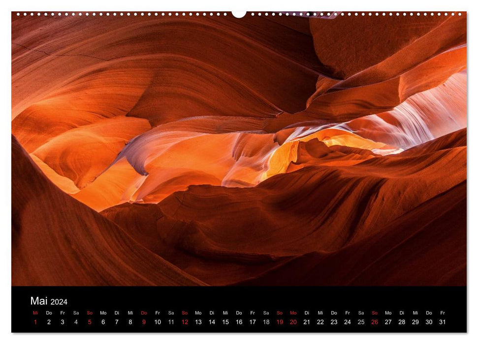 USA Landscape Calendar (CALVENDO Wall Calendar 2024) 
