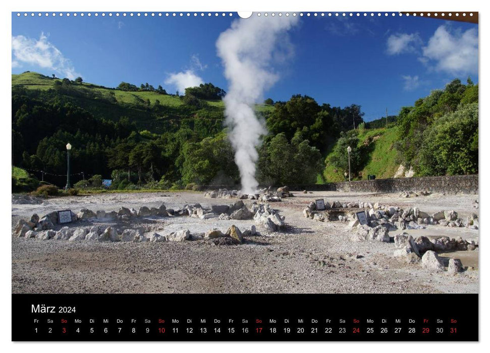 Azores - enchanting island world. Impressions on Sao Miguel (CALVENDO wall calendar 2024) 