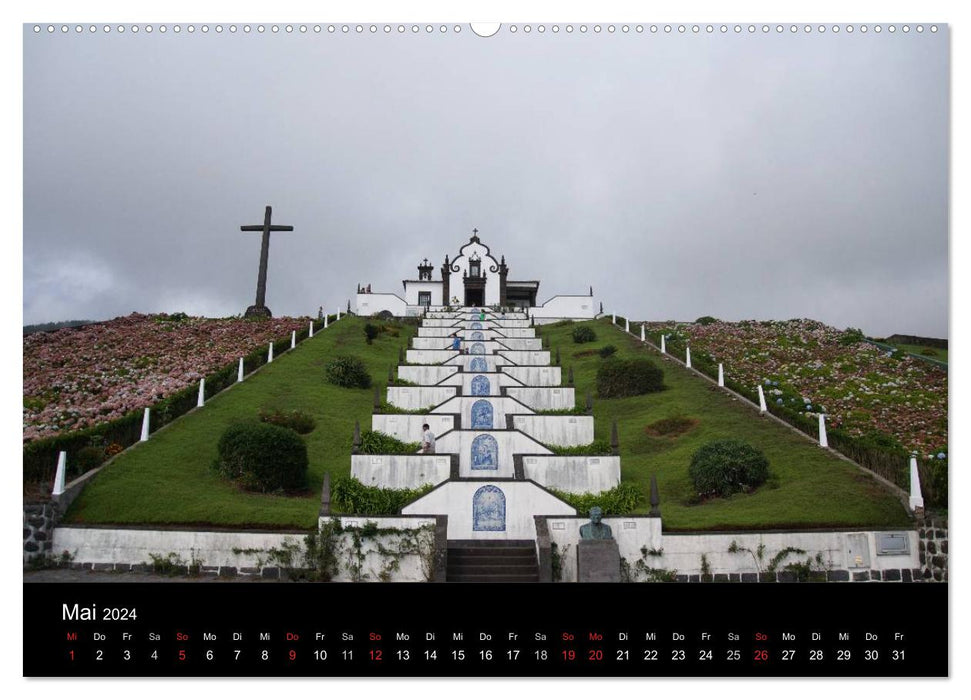 Azoren - bezaubernde Inselwelt. Eindrücke auf Sao Miguel (CALVENDO Wandkalender 2024)