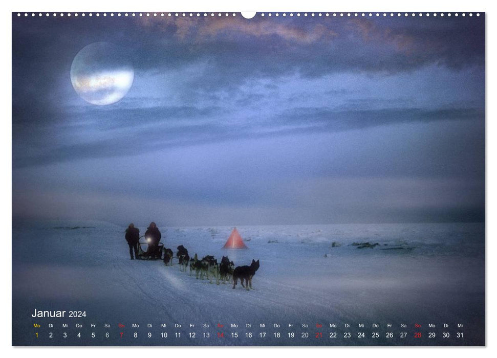 Mondnacht (CALVENDO Premium Wandkalender 2024)