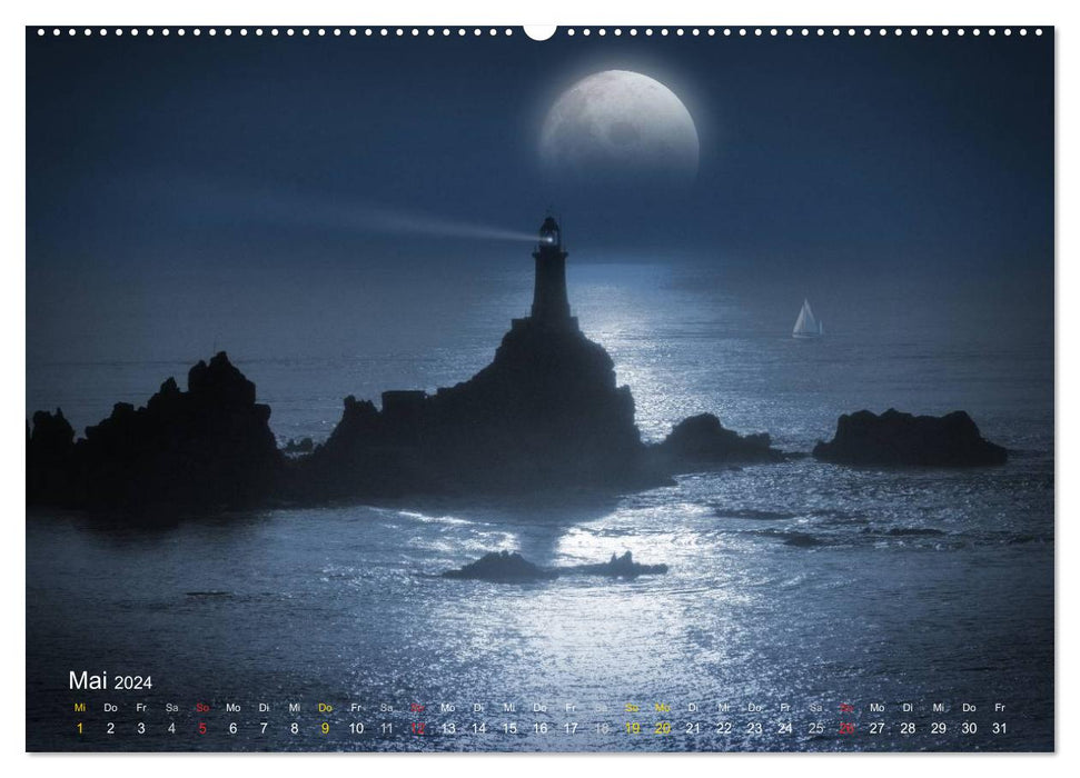 Moonlight Night (CALVENDO Premium Wall Calendar 2024) 