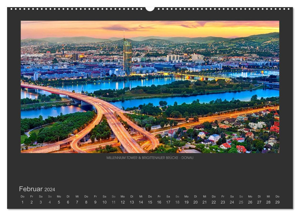 VIENNA - A CITY OF THE WORLD (CALVENDO wall calendar 2024) 