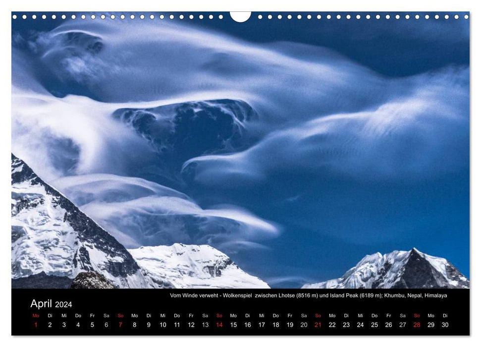 Clouds - so close to the sky (CALVENDO wall calendar 2024) 