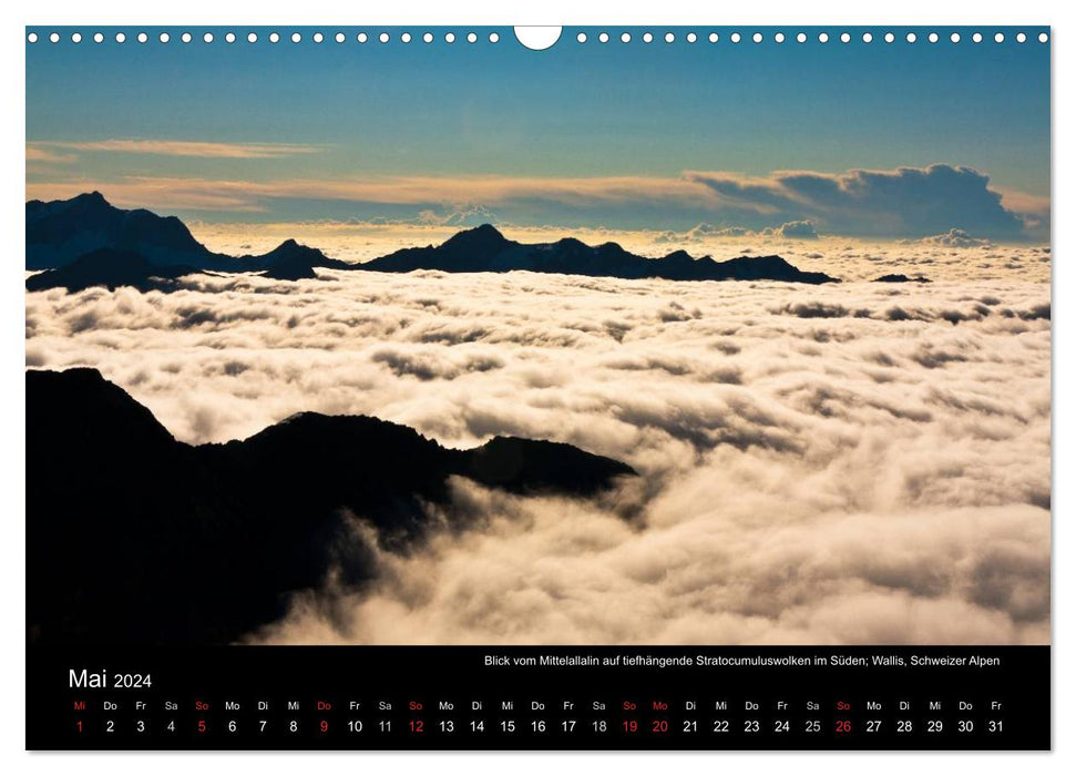 Wolken - dem Himmel so nah (CALVENDO Wandkalender 2024)
