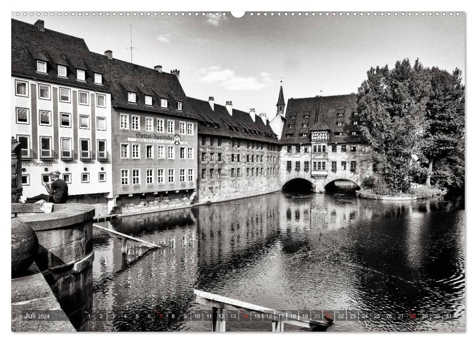 Ein Blick auf Nürnberg (CALVENDO Premium Wandkalender 2024)