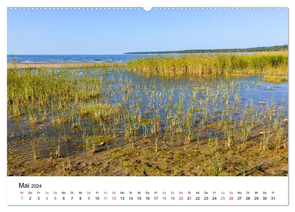 Le nord-ouest de l'Estonie (calendrier mural CALVENDO 2024) 